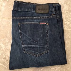 Men’s Hudson Jeans.  Blue denim
